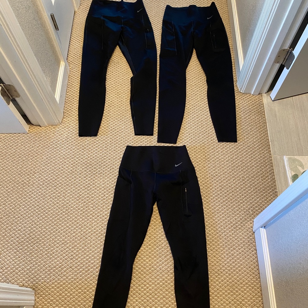 Women’s Firm-Support High-Waisted Full-Length Leggings with Pockets , each